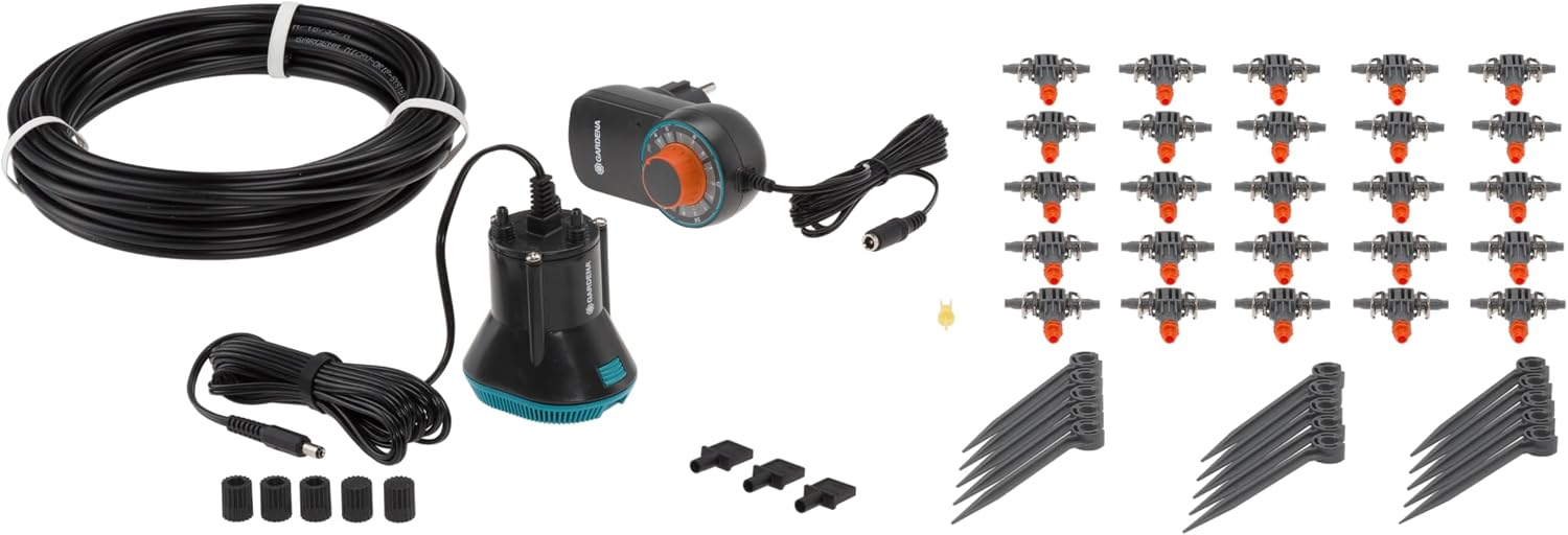Detalle 2 de Gardena Set da balcone city gardening: kit di irrigazione per fioriere, fino a 6 m