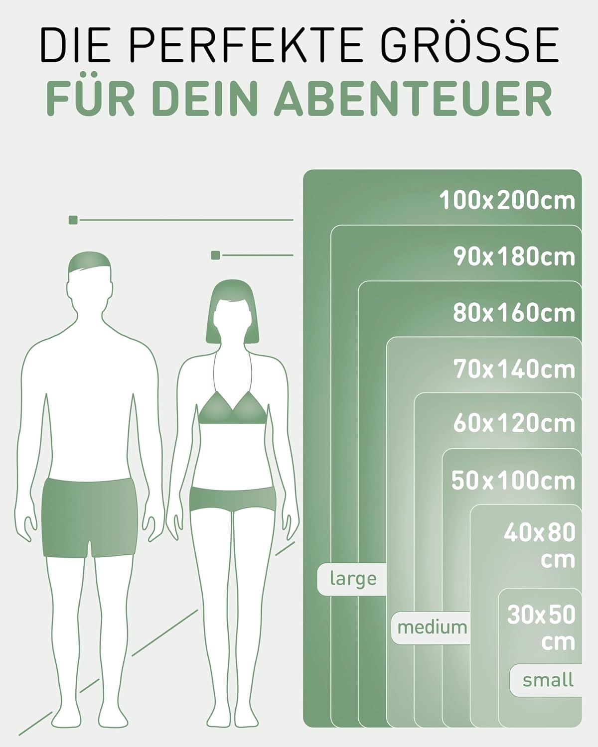 Detalle 2 de Fit-Flip Mikrofaser-Handtuch schnelltrocknend – ideal für Fitness, Sport und Sauna