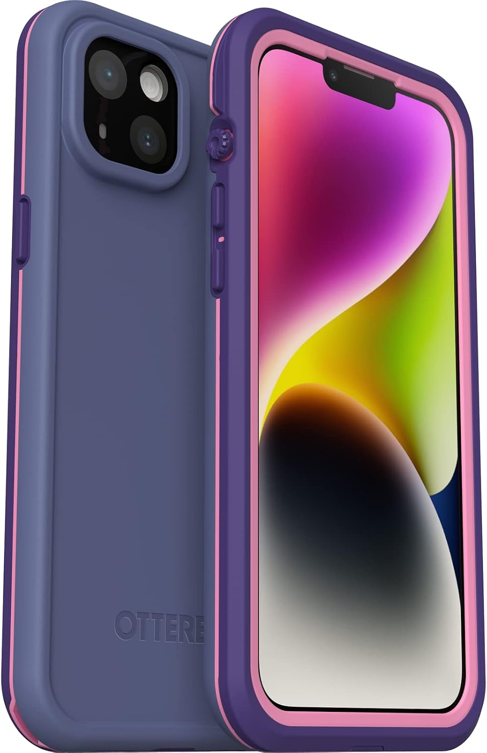 Detalle de OtterBox FRĒ Coque pour iPhone 14 Plus avec MagSafe — Étanchéité IP68 et Protecteur d’écran intégré