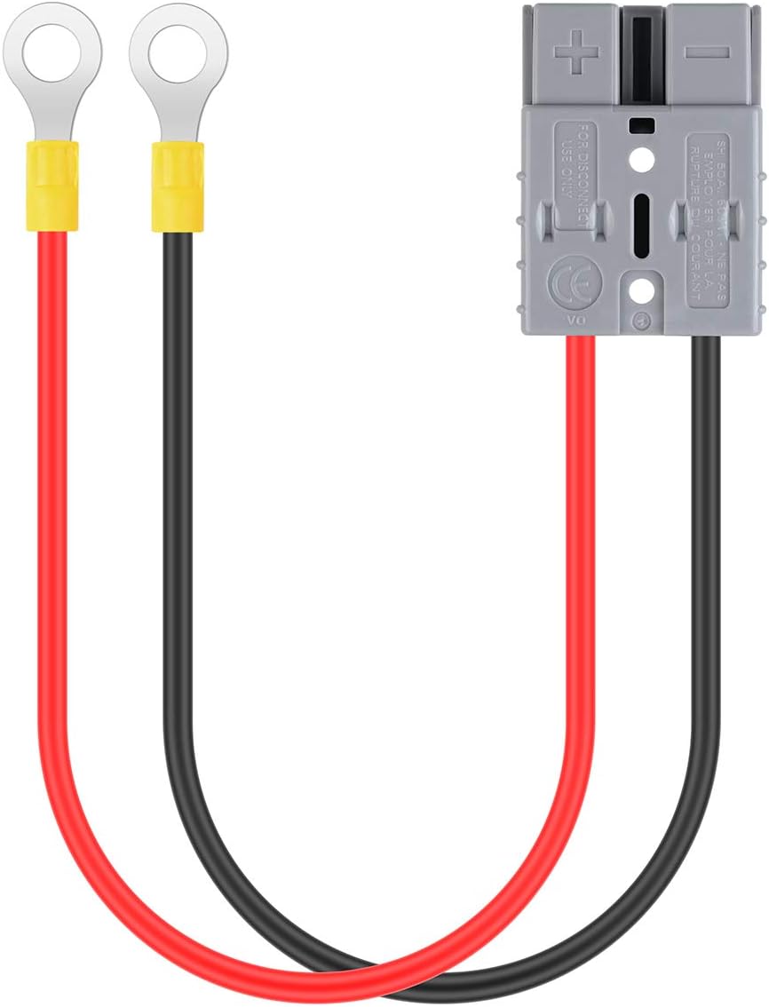 Thumbnail 1 de BAITHNA Electric Forklift Charging Adapter: EC5 Female to High-Current Anderson Plug, 12V DC 50A MAX