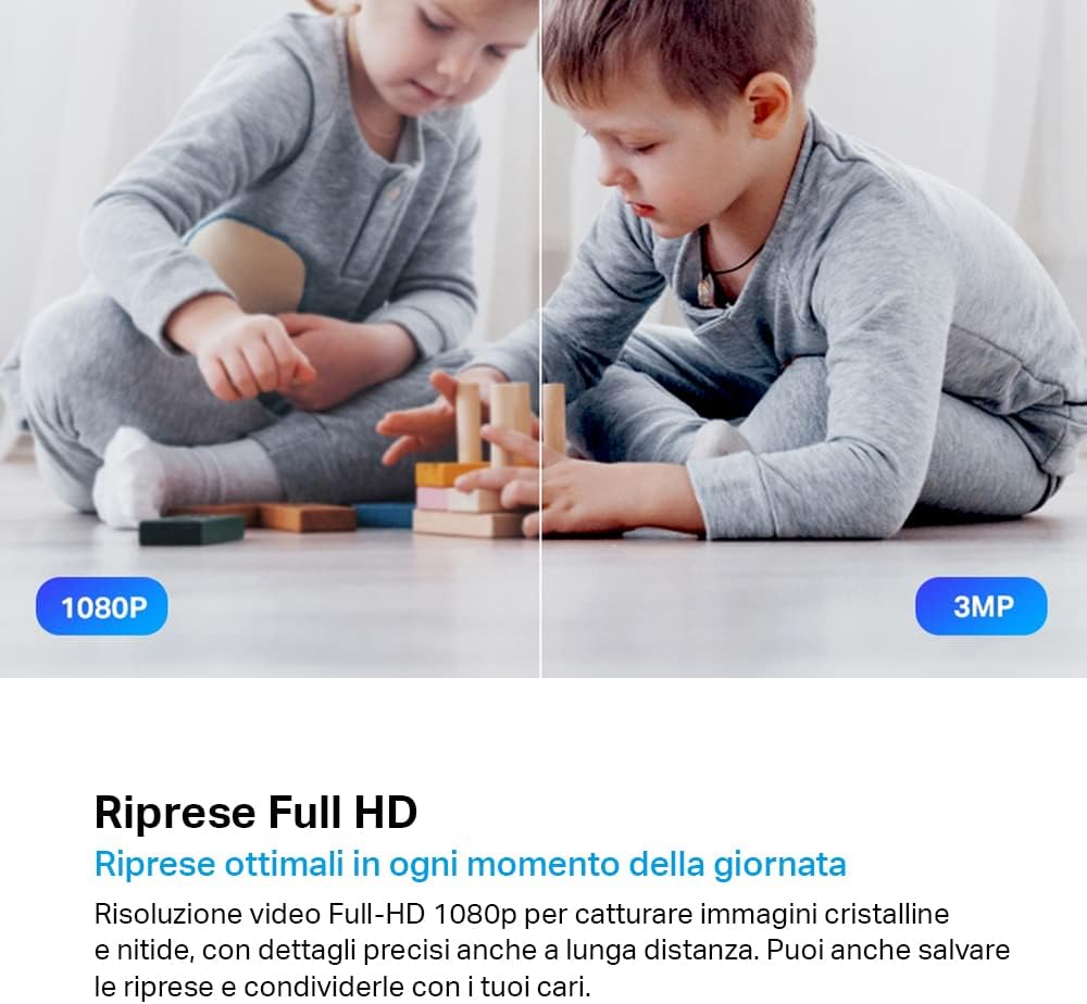 Thumbnail 2 de TP-Link Tapo C110 Telecamera Wi‑Fi 3MP con visione notturna e audio 🎥