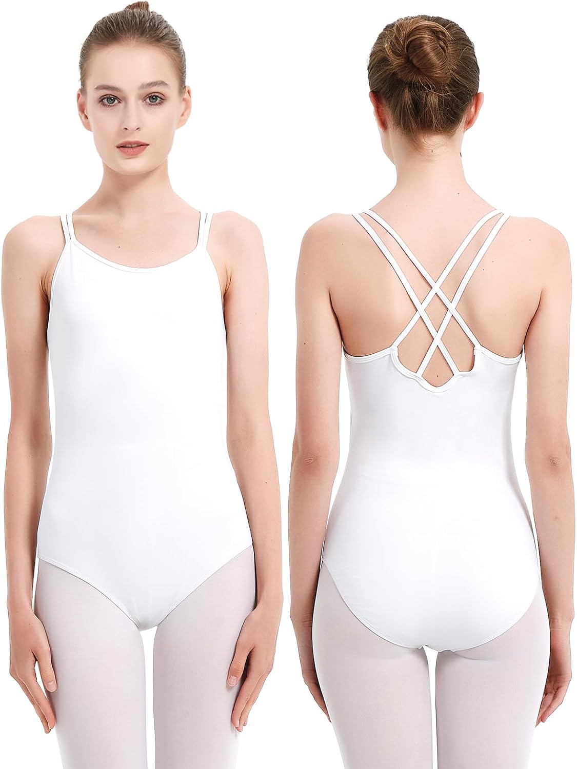 Thumbnail 6 de Kefiyis Body Danza Classica Donna — Camisole Body Ginnastica Artistica Nero, Alta Elasticità