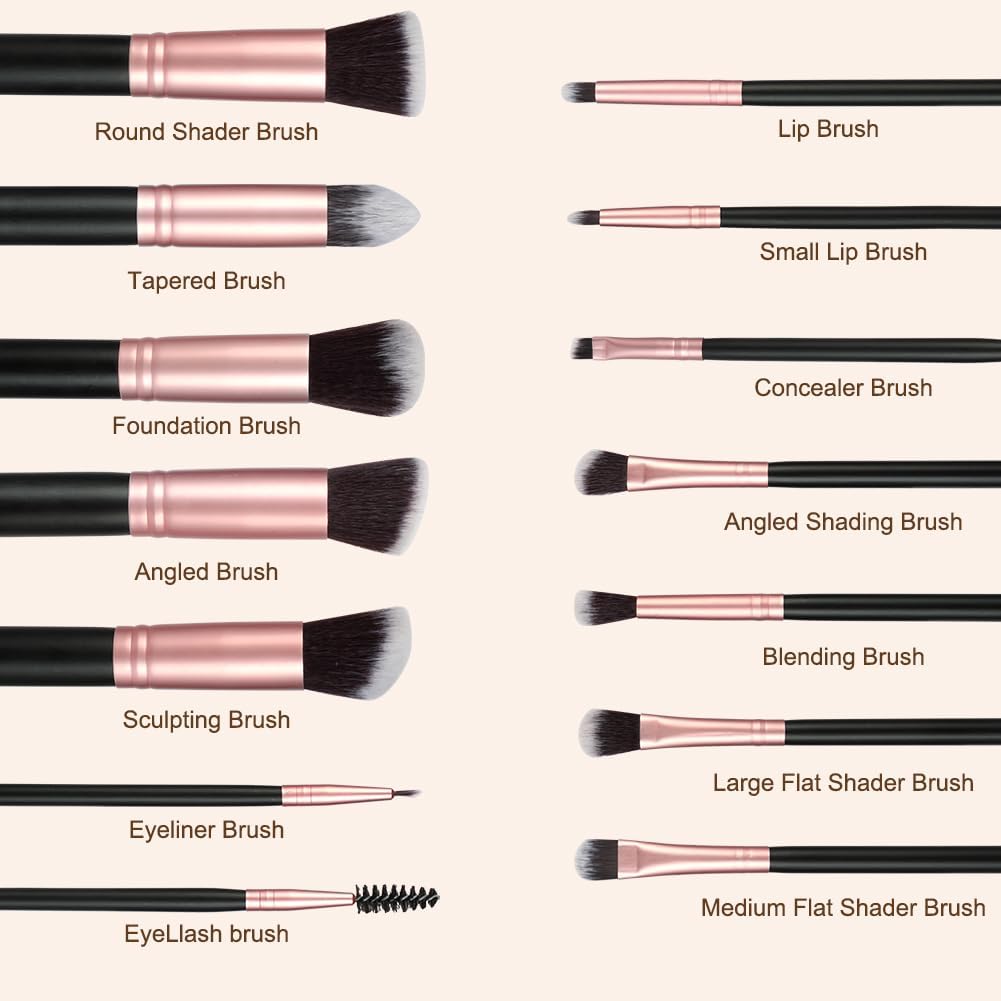 Thumbnail 2 de Flintronic 14 Piezas Brochas de Maquillaje