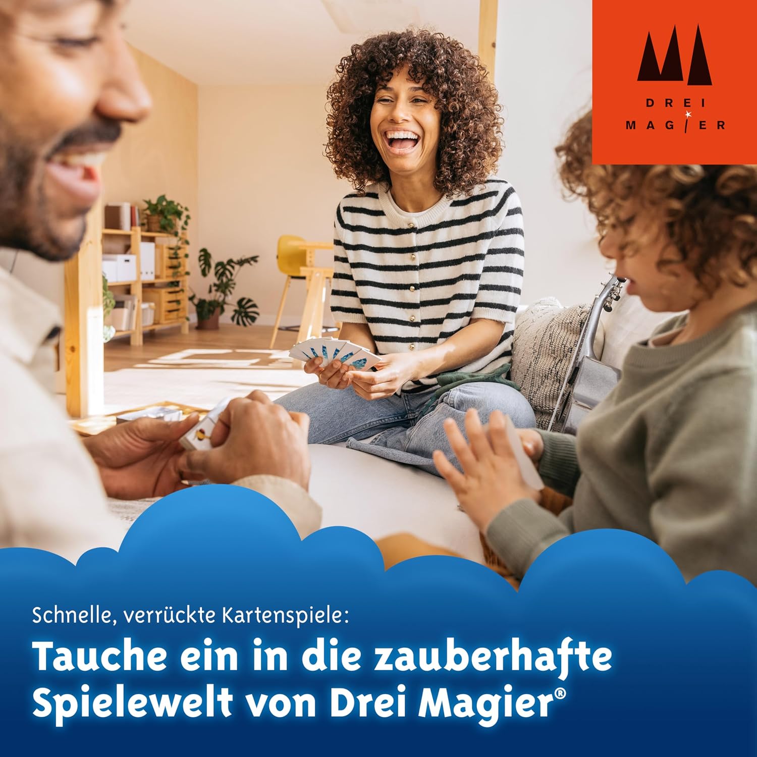 Detalle 1 de Schmidt Spiele 40897 Henrys Hennen – „Drei Magier“ Kartenspiel für Kinder (2–6 Spieler)
