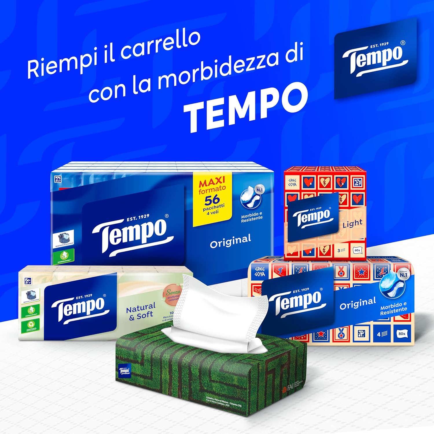 Thumbnail 6 de Tempo Fazzoletti Box Original 960 🧻