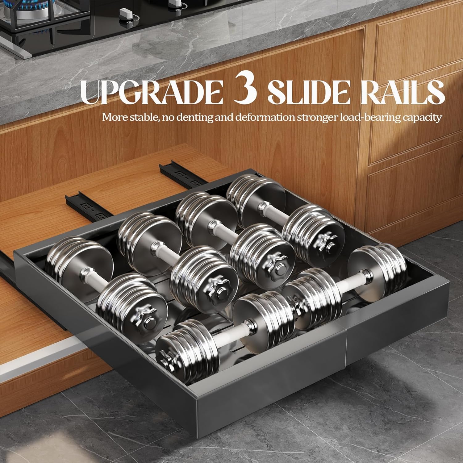 Thumbnail 4 de Seinloes 4-Pack Expandable Pull Out Organizer