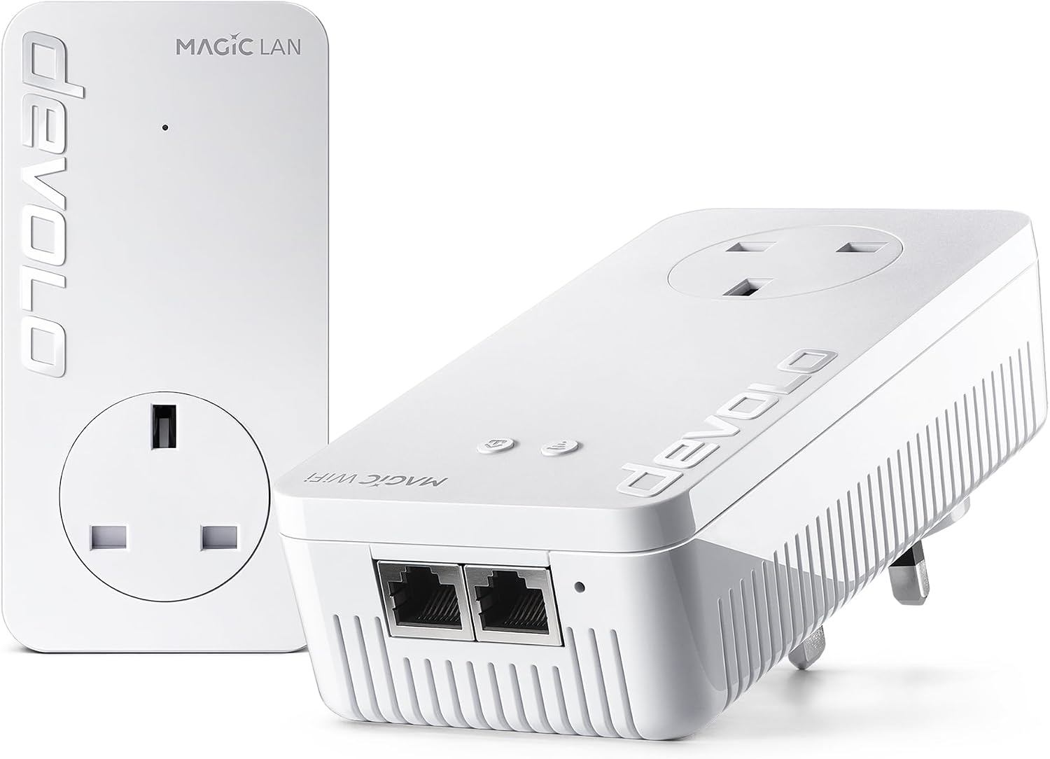 Detalle de devolo Magic 2 WiFi 6 next Starter Kit (Wi‑Fi Powerline) with Mesh Wi‑Fi and 2x Gigabit Ethernet