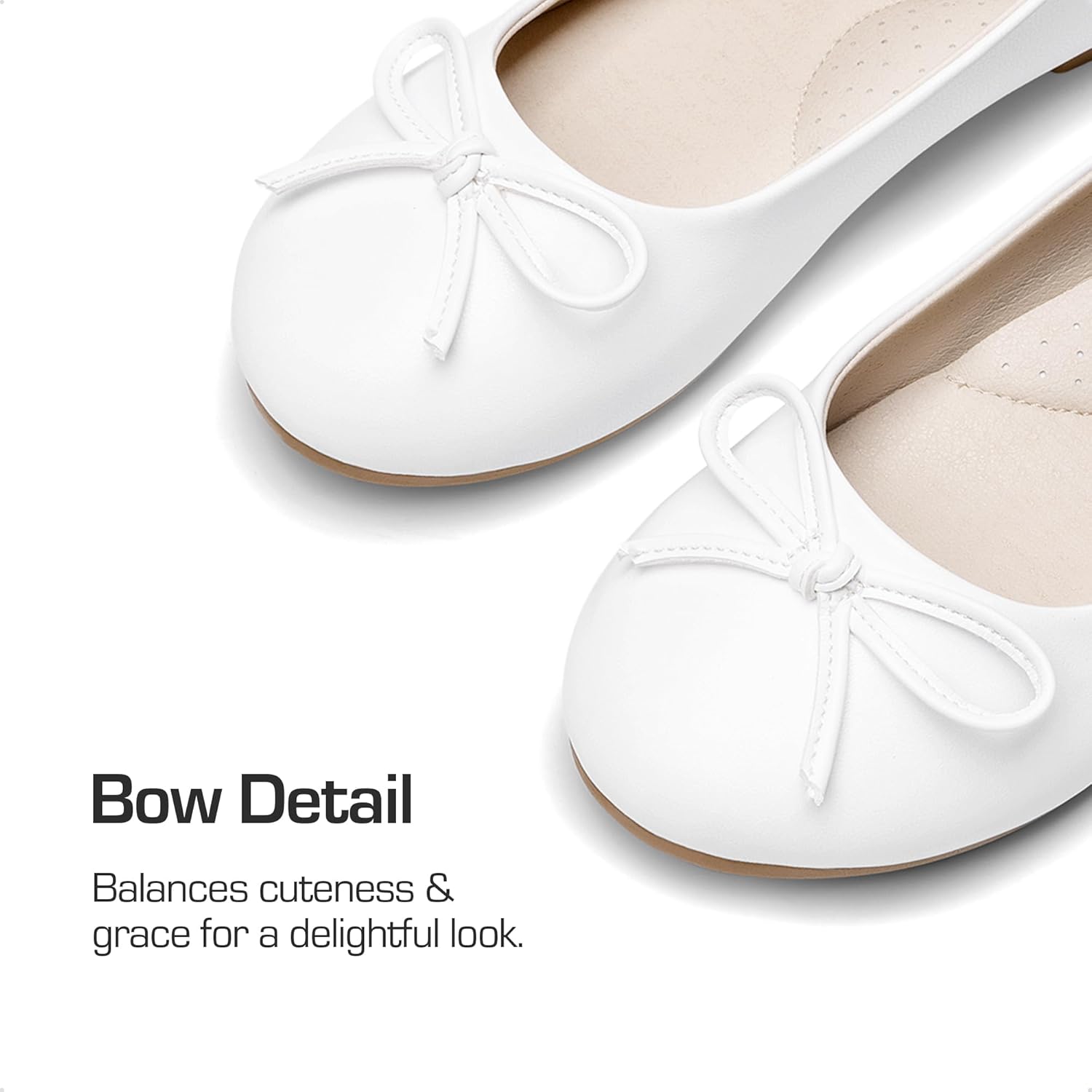 Thumbnail 1 de Dream Pairs Ragazze Vestito Scarpe Moda Bow Ballerine: eleganza comoda per piccole principesse