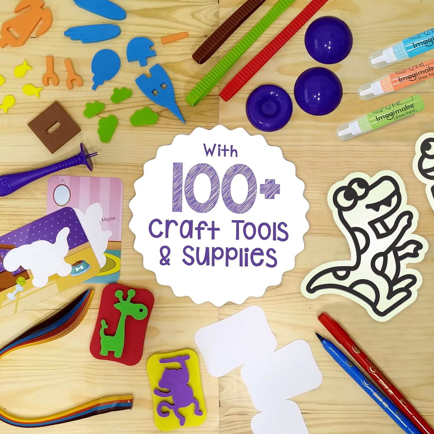 Detalle de Imagimake Kids Craft Kit, 5-in-1
