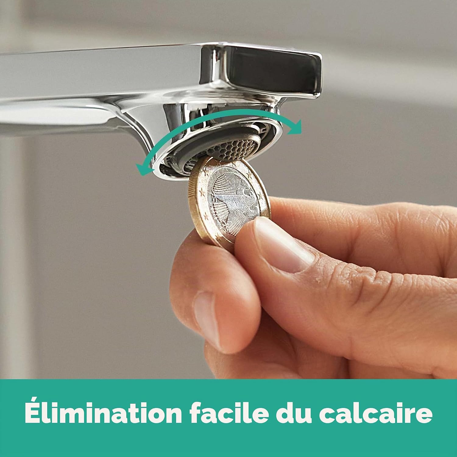 Thumbnail 2 de Hansgrohe Mitigeur de Lavabo Rebris E – Chromé, CoolStart, hauteur sous bec 110 mm, tirette et vidage