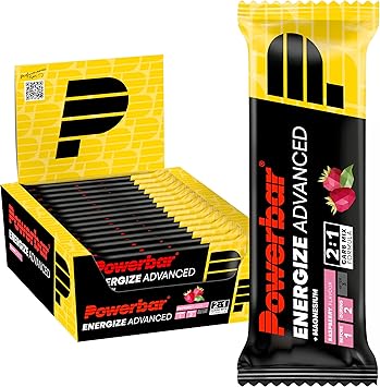 Detalle de Powerbar Energize Advanced Raspberry 🍓 Barra Energética 15x55g