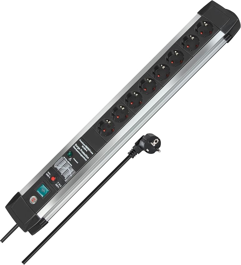 Thumbnail 5 de Brennenstuhl Premium-Protect-Line regleta 8 tomas, 3 m 🔌