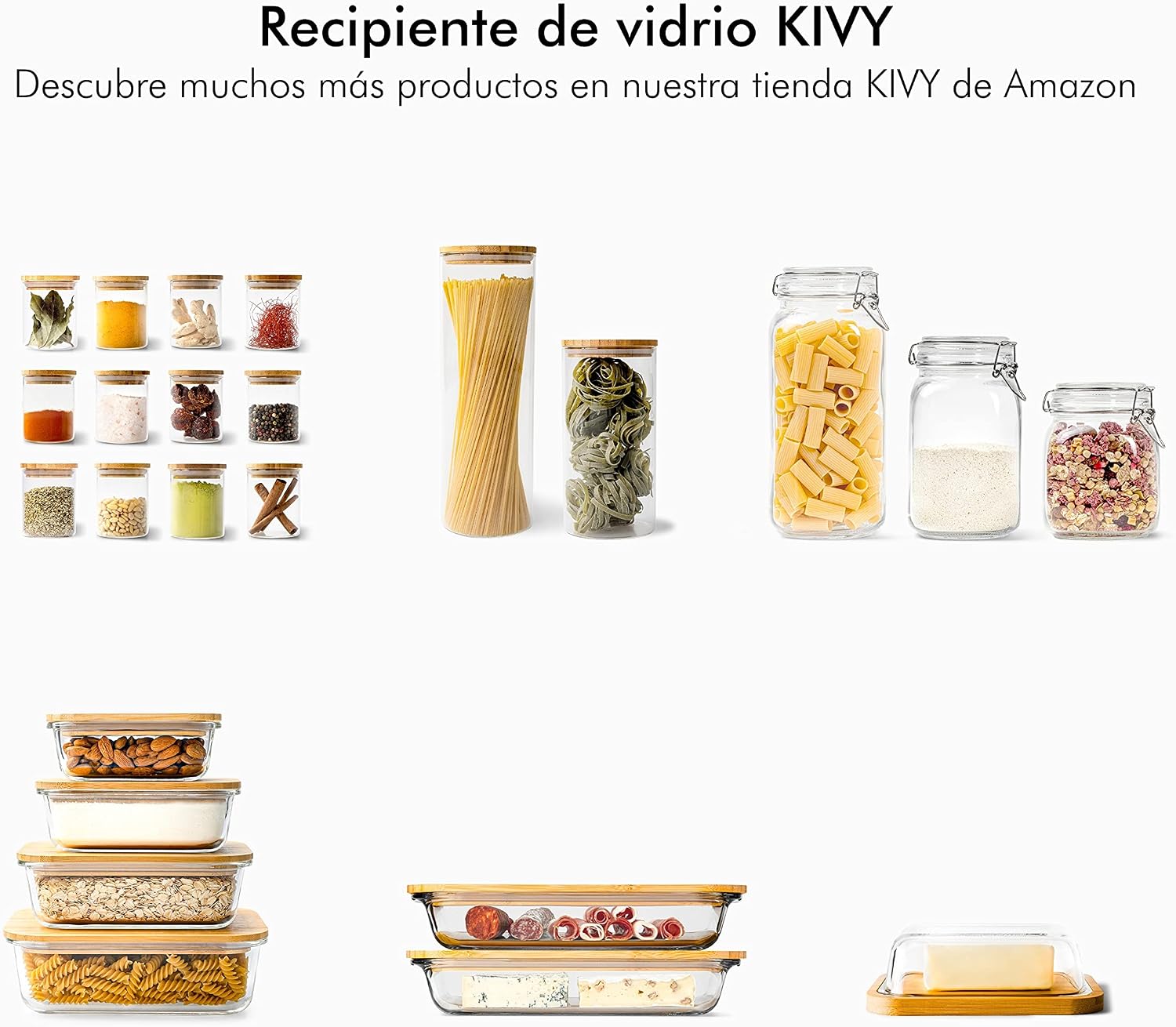 Thumbnail 6 de KIVY Set Botes Cocina Almacenaje 4 x 1200 ml