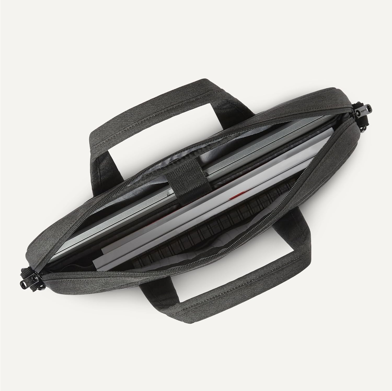 Thumbnail 2 de Amazon Basics Laptoptasche 15,6 Zoll (39,6 cm) – Umhängetasche für Laptop und Tablet, schwarz