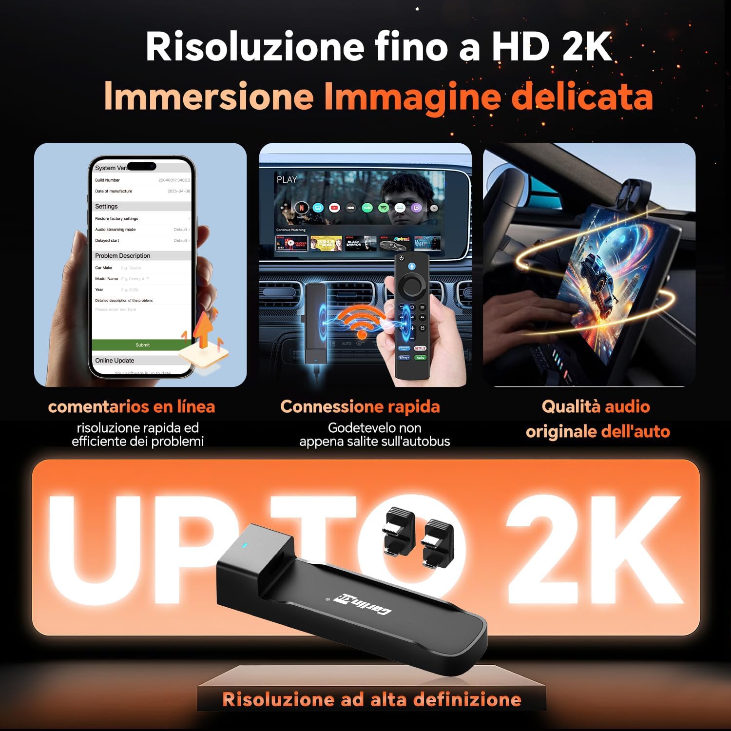 Thumbnail 3 de Carlinkit FireDrive Link Pro adattatore CarPlay