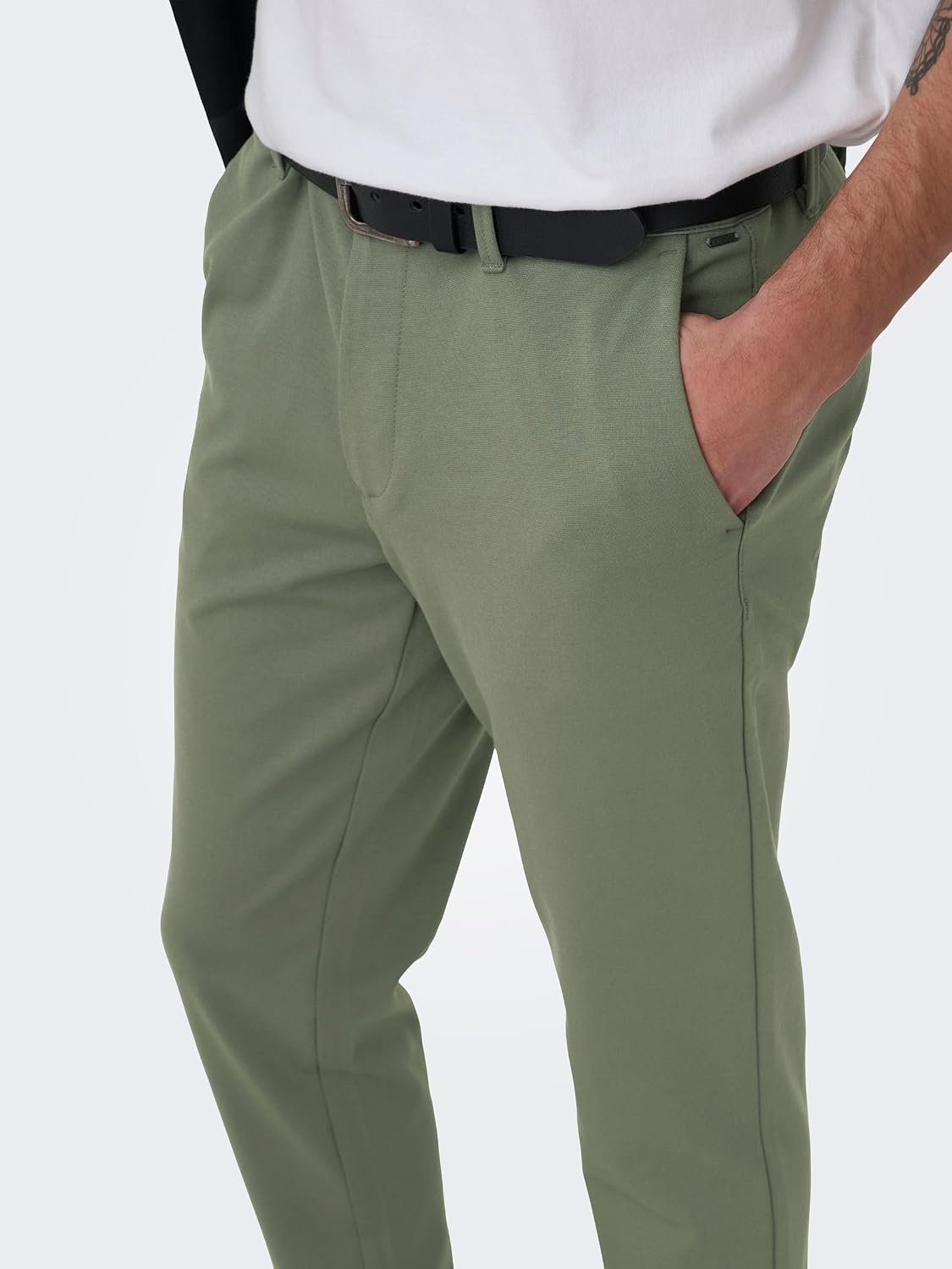Detalle de Only & Sons Pantalon de Costume Homme - Coupe ajustée et imprimé intégral