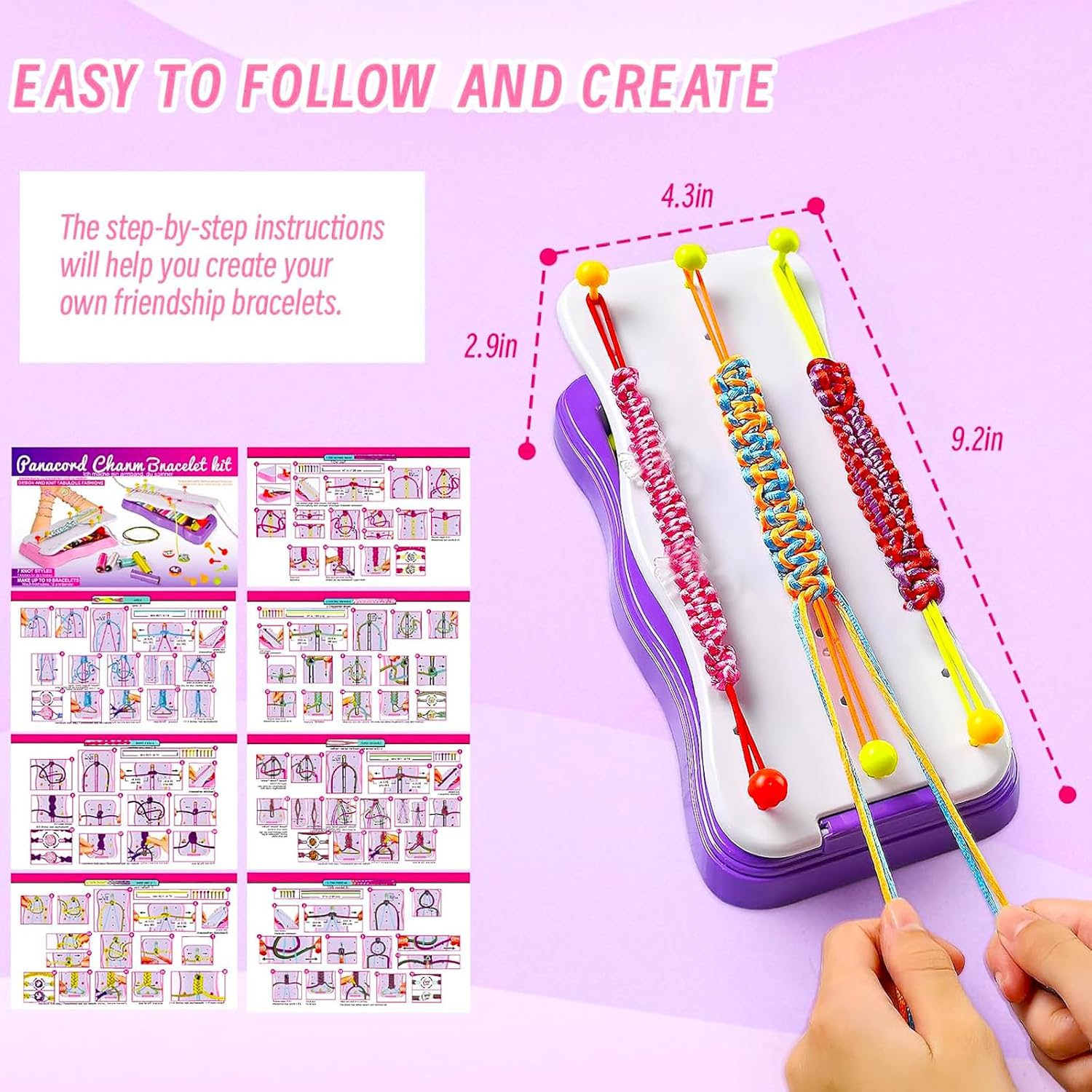 Detalle de Kit para hacer pulseras DIY 15 clavos