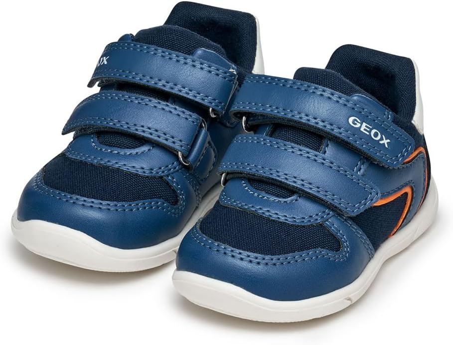 Detalle de Geox Mädchen B Zapito Girl ASneaker – Atmungsaktiver Sneaker für kleine Füße