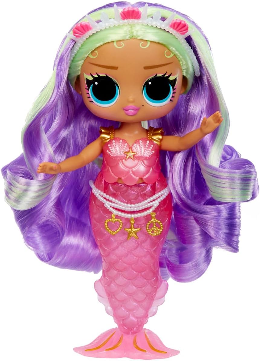 Detalle 2 de L.O.L. Surprise! 510437-EUC Tweens Mermaid Cleo Clove – lalka syrenka ze zmieniającym kolor ogonem
