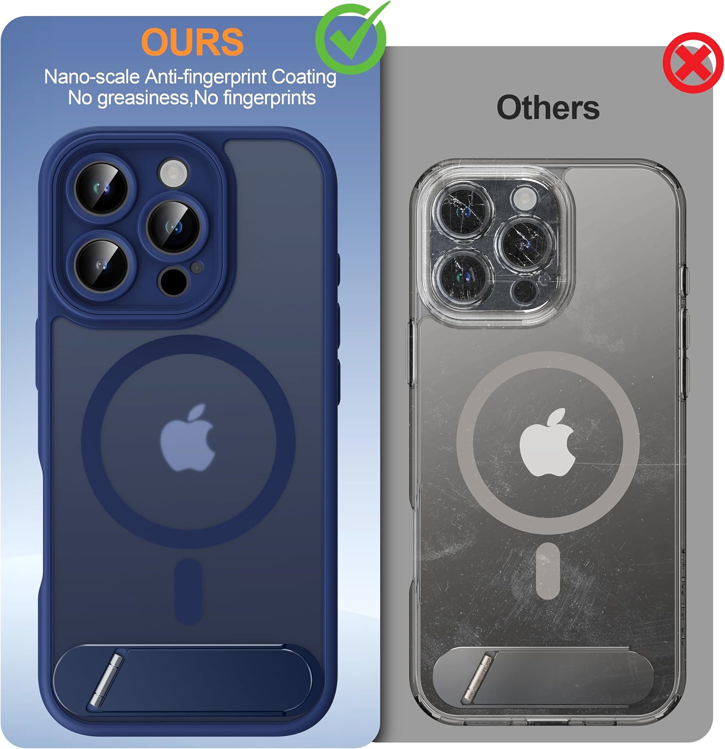 Thumbnail 6 de AMILIFECASES iPhone 16 Pro Case, MagSafe-Compatible with Kickstand and Camera Protection