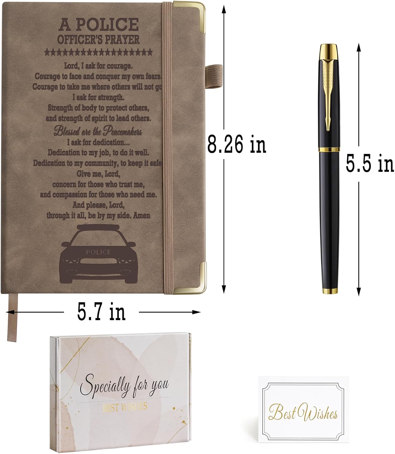 Detalle de Police Officer Journal, A5