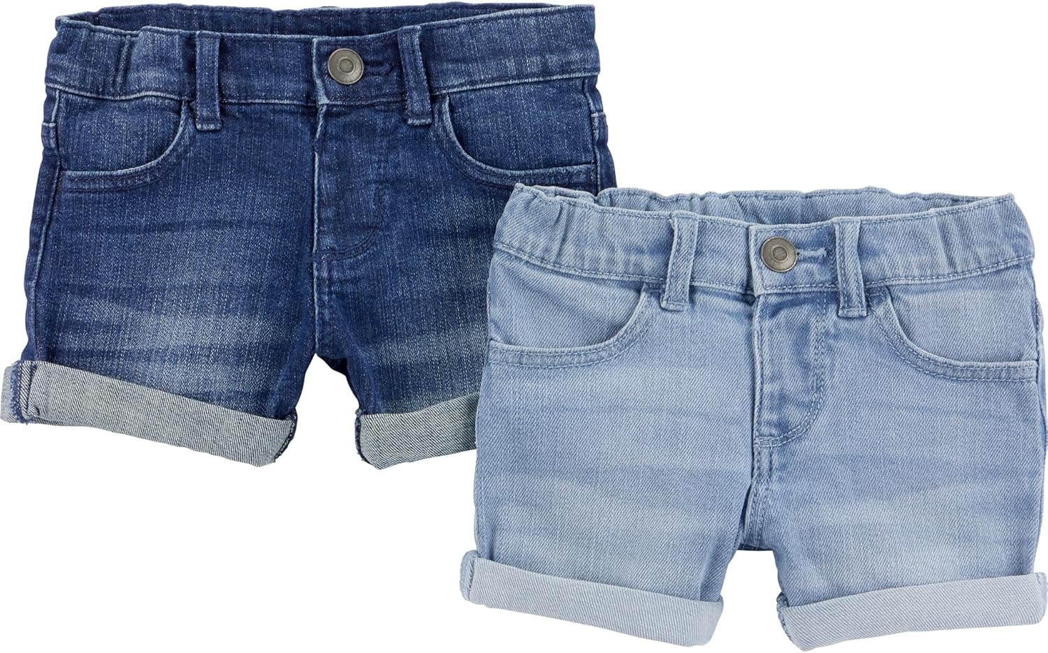 Thumbnail 6 de Simple Joys by Carter's Mädchen Denim Shorts – 2er Pack im Überblick