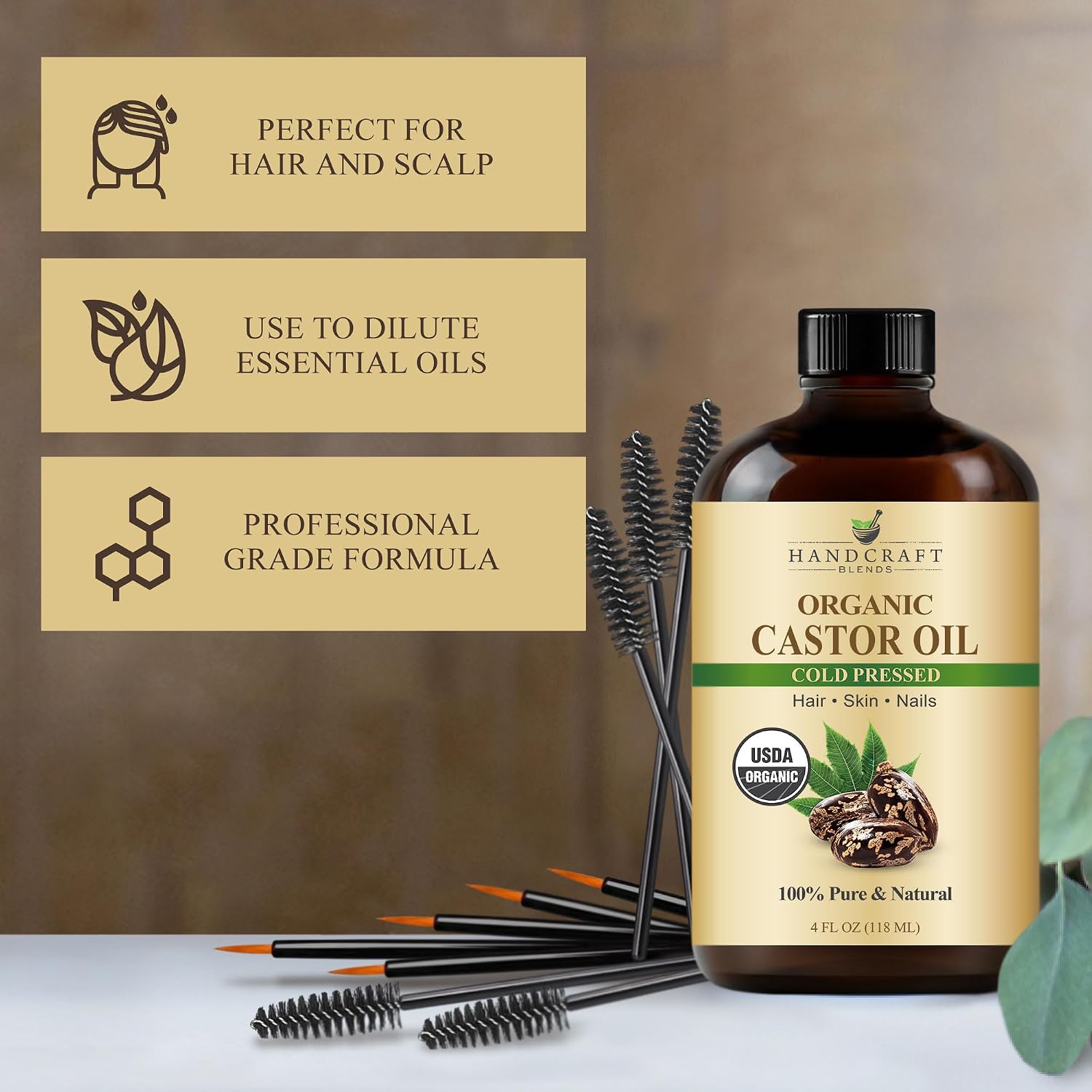Thumbnail 4 de Handcraft Blends Castor Oil 4 Fl Oz