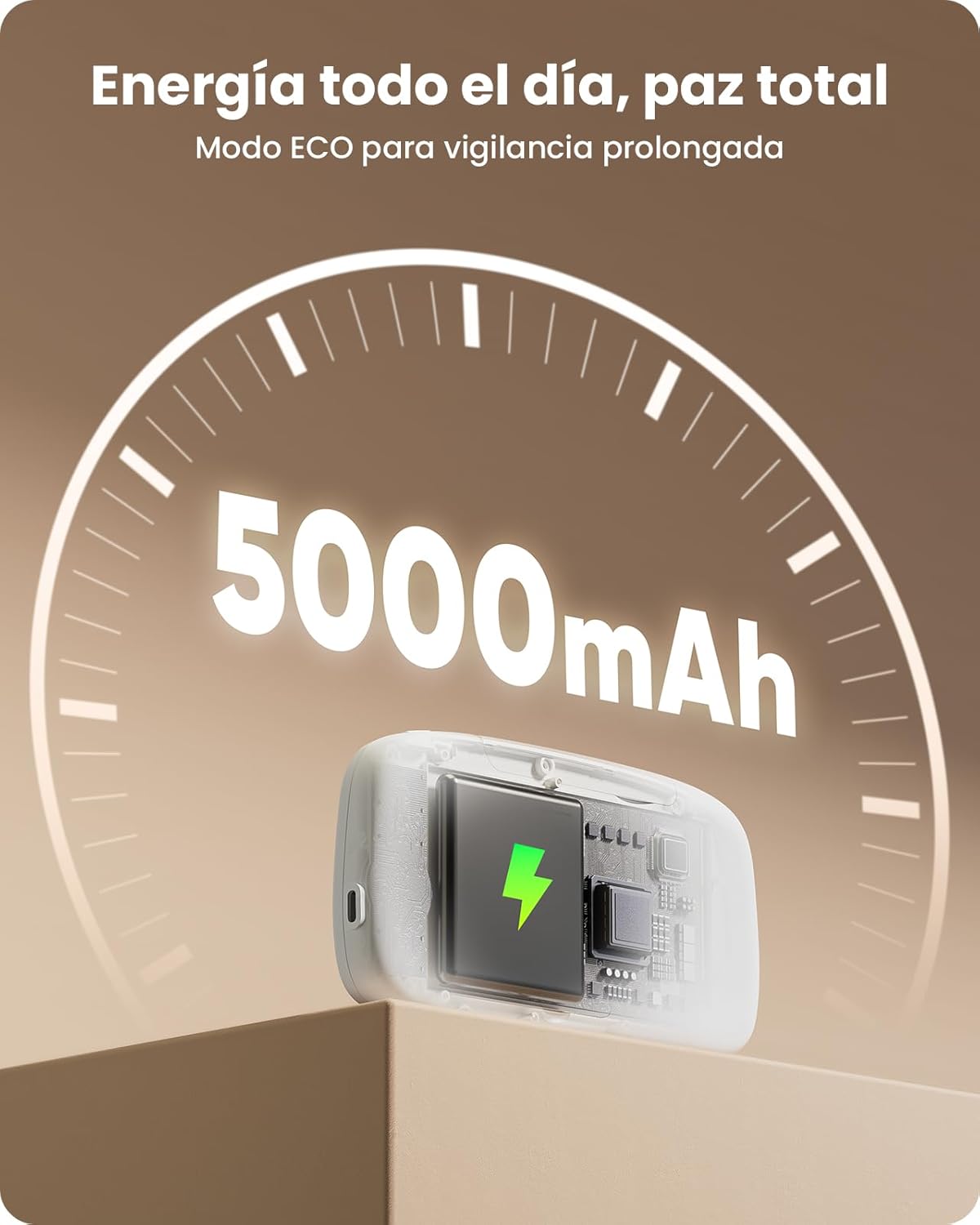 Thumbnail 5 de CAMSTRO Babyphone cámara 5 pulgadas 360° 4X Zoom 2.4 GHz