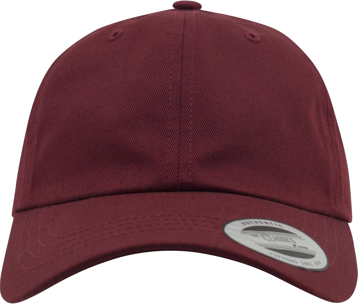 Detalle 2 de Flexfit Low Profile Cotton Twill-keps, unisex med låg profil och remspänne i mässingslook