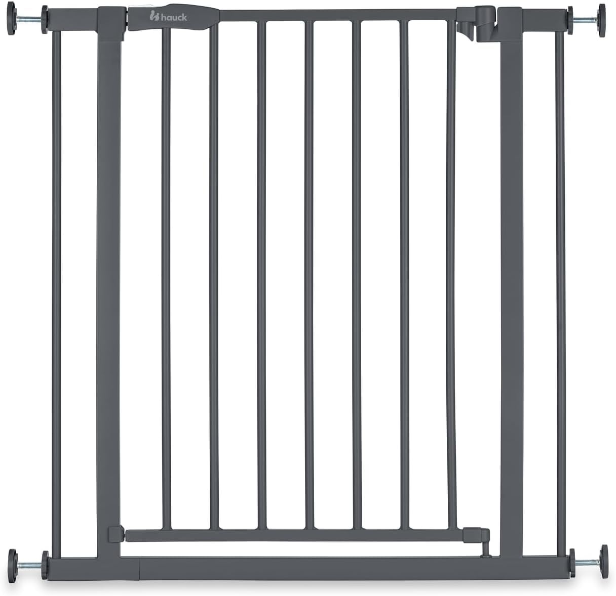 Detalle 2 de hauck Open N Stop 2 Dunkelgrau: Klemmi Gitter für Innen 75–80 cm Breite, 77 cm hoch