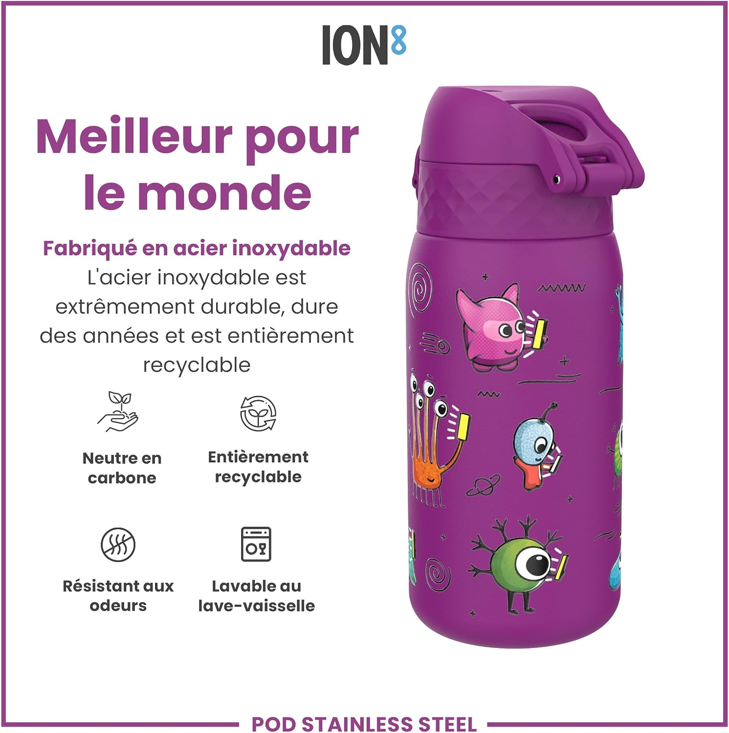 Thumbnail 4 de Ion8 Gourde Enfant 400ml 🥤