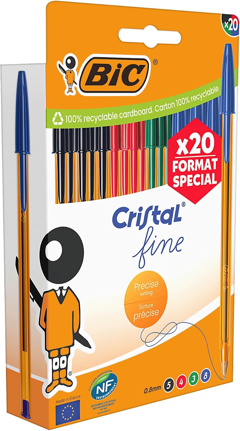Thumbnail 3 de BIC Cristal Original Fine 0,8 mm caja 20