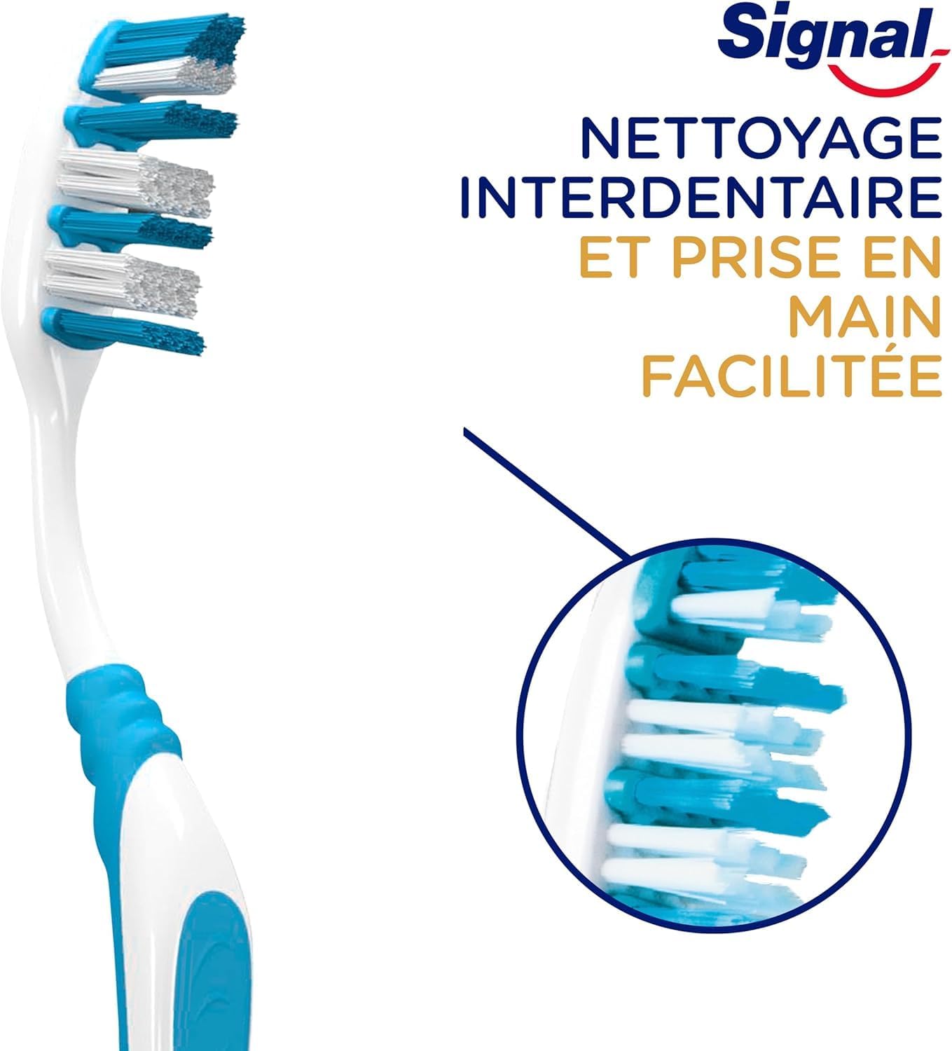 Detalle 2 de Signal Integral 8 Brosse à dents Soin complet lot de 12 🪥