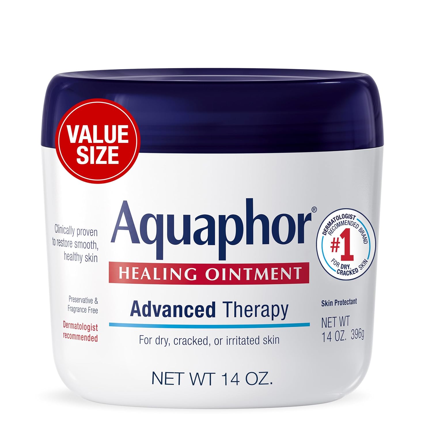 Detalle de Aquaphor Advanced Therapy Healing Ointment Skin Protectant, 14 OZ