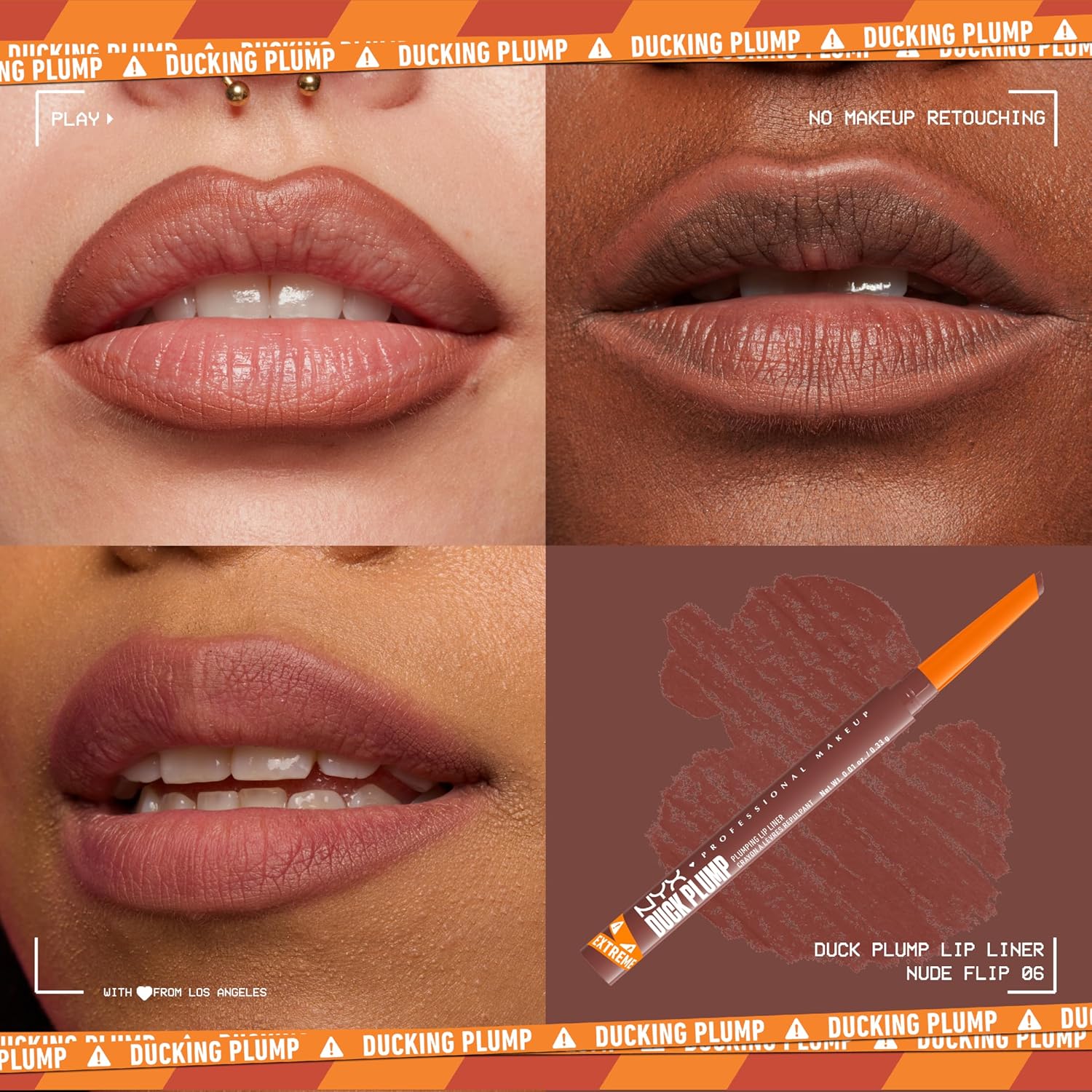Detalle de NYX Professional Makeup Matita Effetto Rimpolpante Duck Plump – Nude Flip (0,33 g)