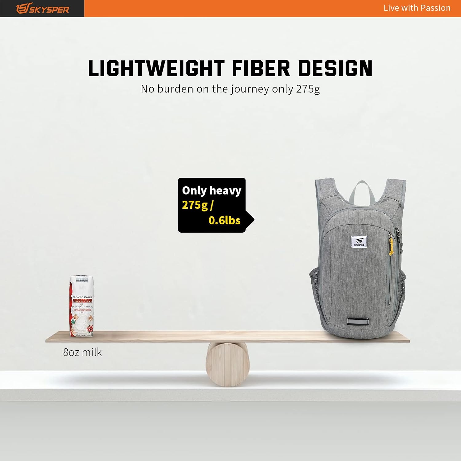 Detalle 2 de SKYSPER Small Daypack 15L lightweight