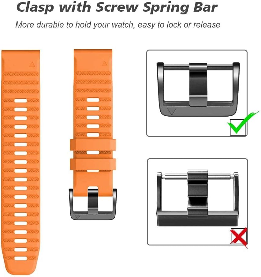 Thumbnail 2 de NotoCity cinturino in silicone Quick-Fit da 22mm per Garmin Fenix 6/Fenix 5 e Forerunner 935/945