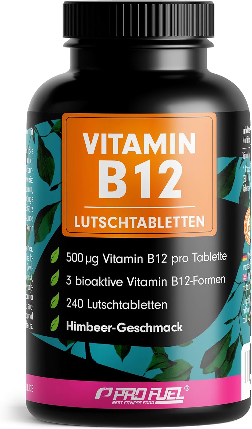 Thumbnail 6 de Vitamin B12 Lutschtabletten 500 µg, 240 Stück 🍬