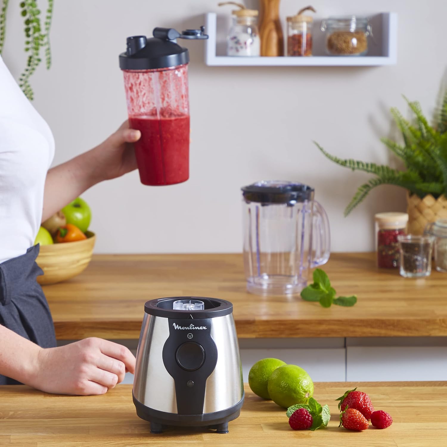 Detalle 2 de Moulinex Blend&Go 750 ml frullatore portatile