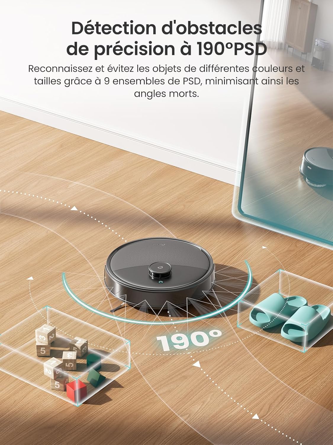 Thumbnail 6 de LEFANT M3 12000 Pa robot aspirateur 🤖