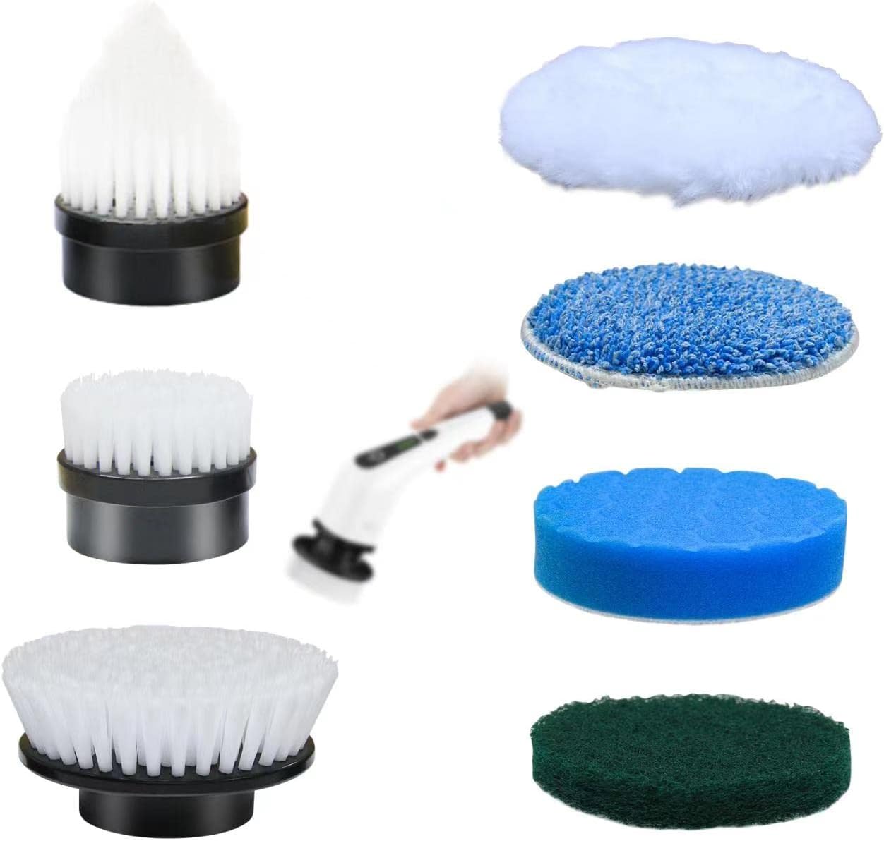 Leebein ANS-8050 replacement brush heads 7pcs 🧽
