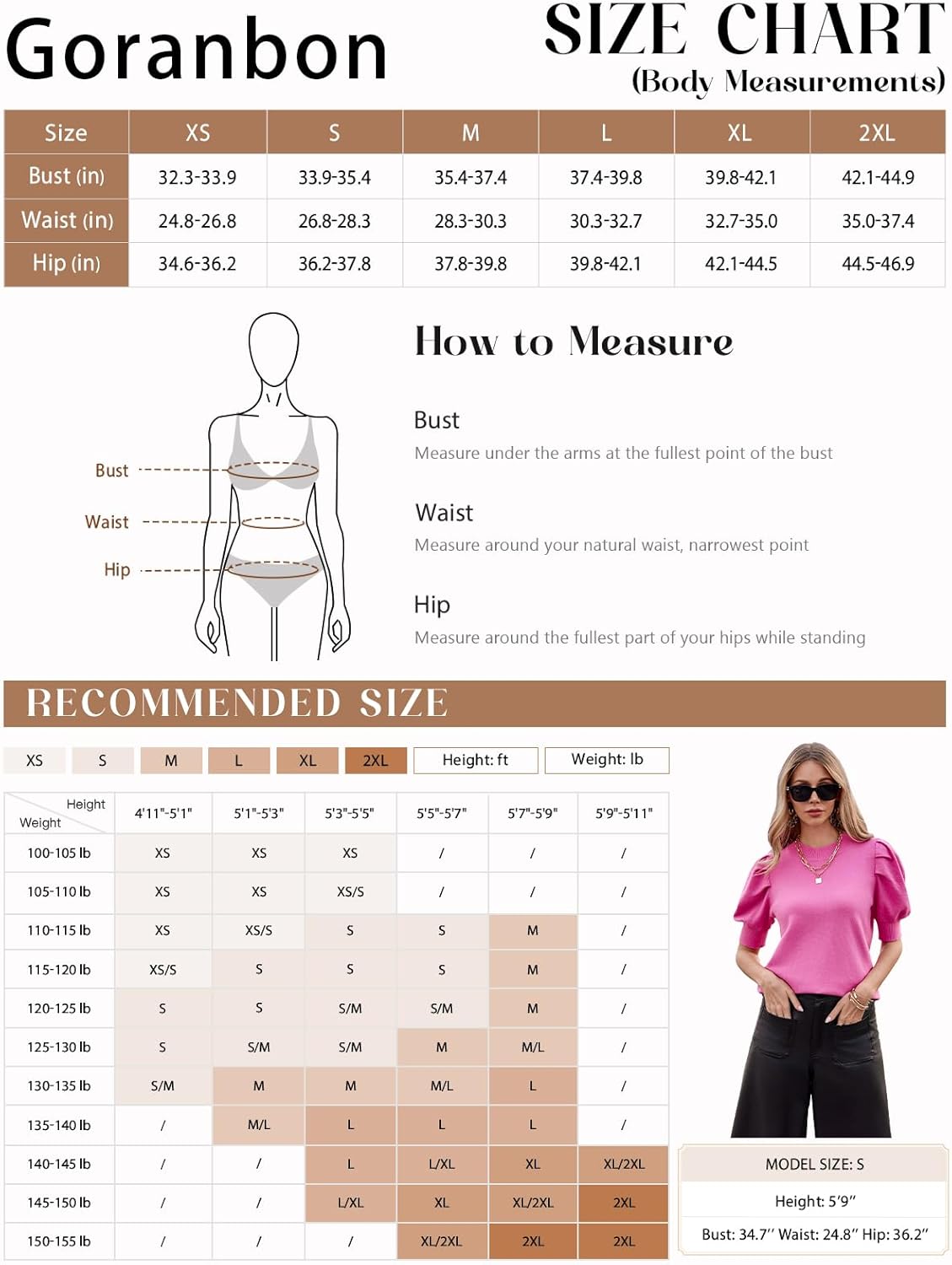 Thumbnail 5 de Puff Short Sleeve Sweater Top 2025