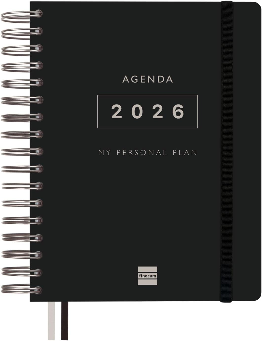 Detalle de Finocam Agenda 2026 1 Día Página 12 meses 📘