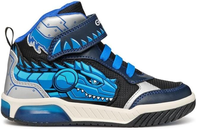 Detalle de Geox J INEK BOY A: Scarpe da Ginnastica per Bambino, Blu 28 EU