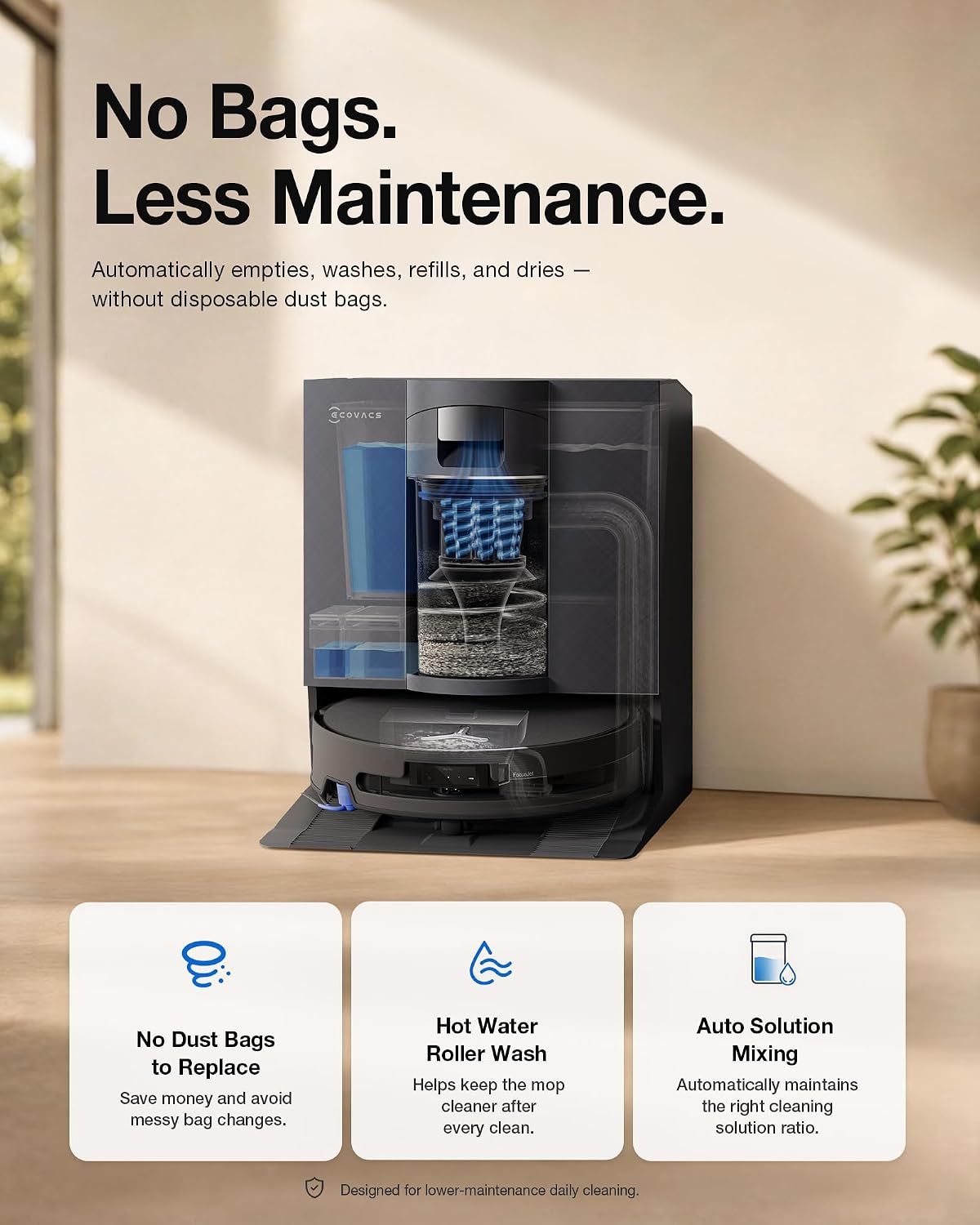 Thumbnail 6 de ECOVACS Robot Vacuum and Mop X11S