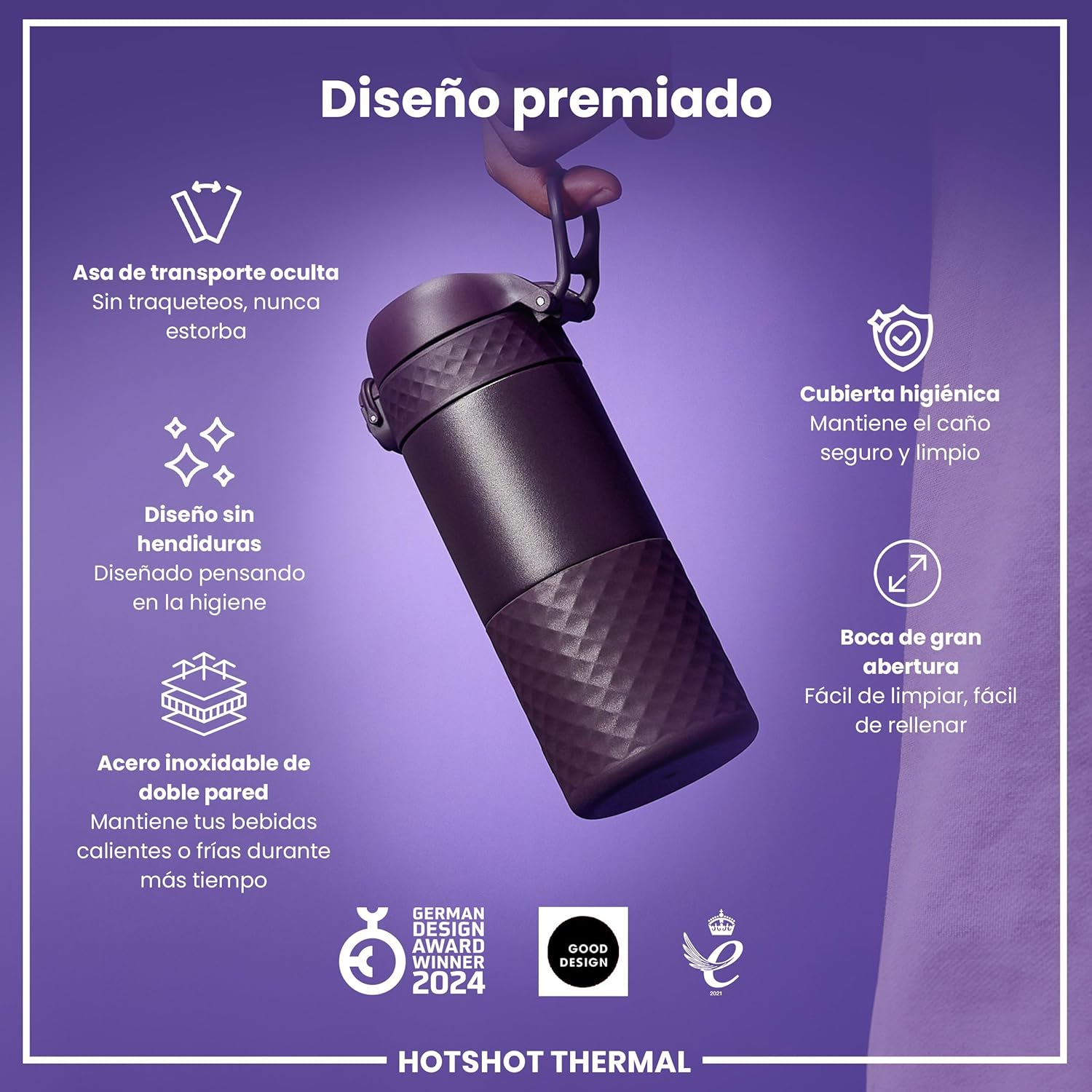 Thumbnail 5 de ion8 Vaso Termo Café Para Llevar ☕ Prueba de Fugas