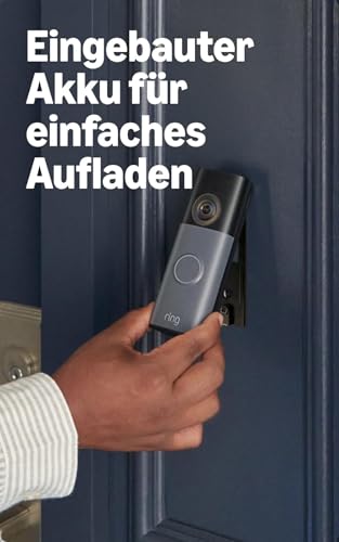 Detalle 2 de Ring Battery Video Doorbell (neueste Gen.) + Chime (3. Gen.) – 2K-Retinalkamera, Akku, WLAN/Bluetooth, inklusive 30 Tage Testabonnement