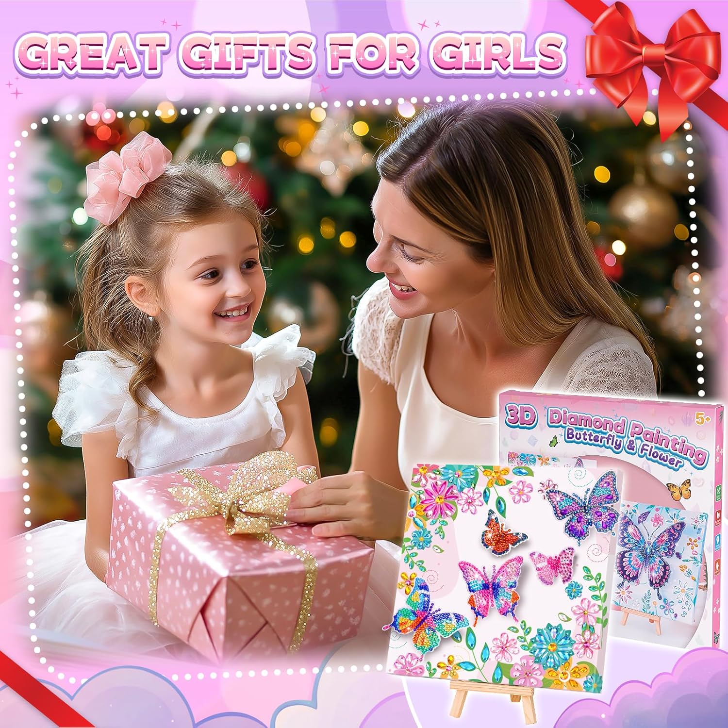 Thumbnail 3 de Diamond art craft kit for girls 6-12
