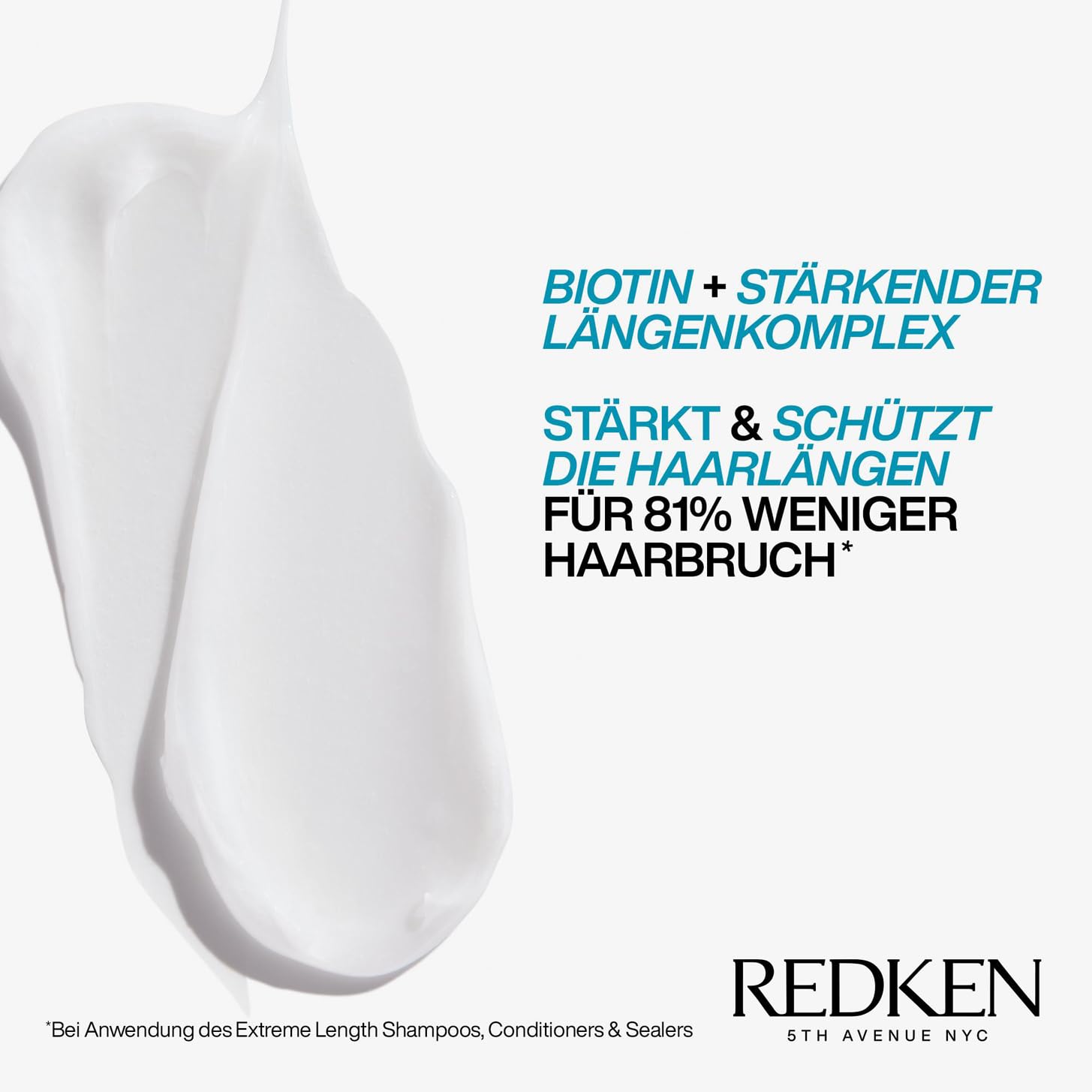 Thumbnail 2 de Redken Extreme Length Conditioner Spülung für lange Haare (Anti-Haarbruch) mit Biotin & Rizinusöl, 300 ml