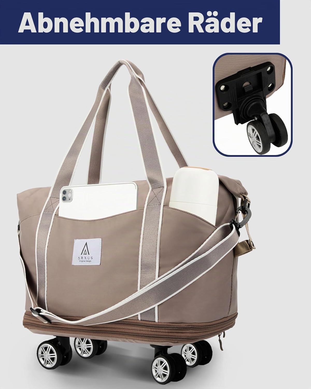 Detalle de Arxus Reisetasche erweiterbar 55L